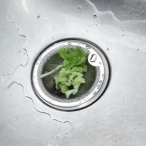 Filtro de desagüe para bañera de 5 cm, filtro de pelo para ducha de acero inoxidable para bañera