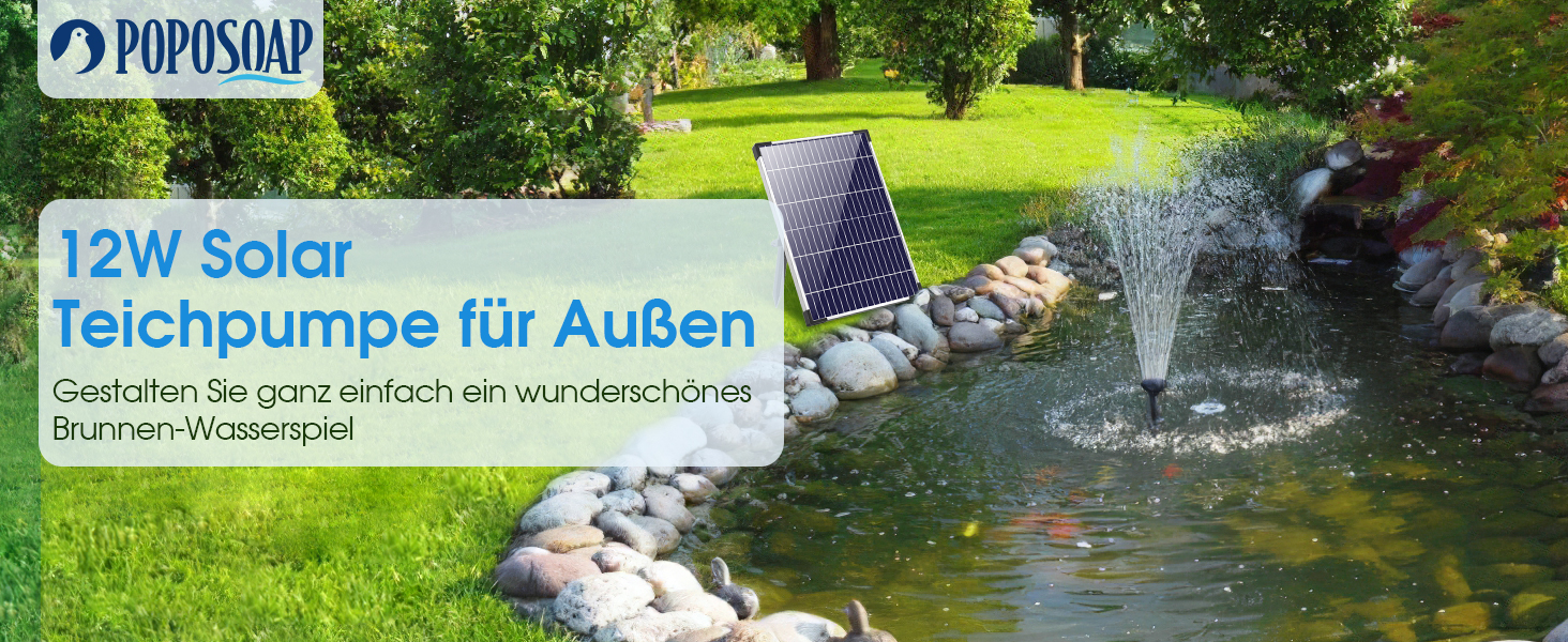 Solar Teichpumpe