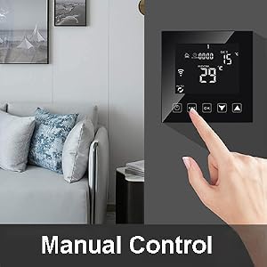 Thermostat WiFi Intelligent Connecté chauffage de l'eau par le sol 3A Compatible Alexa Google Home