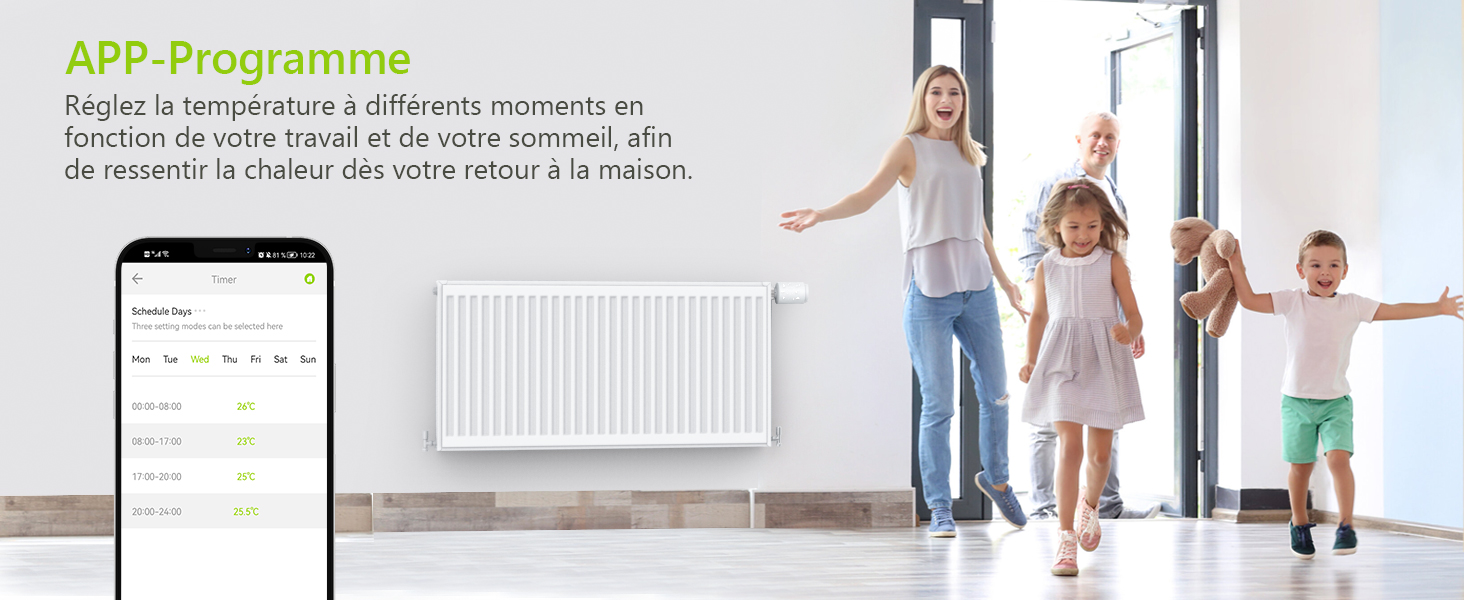 Vanne Thermostatique Connectée