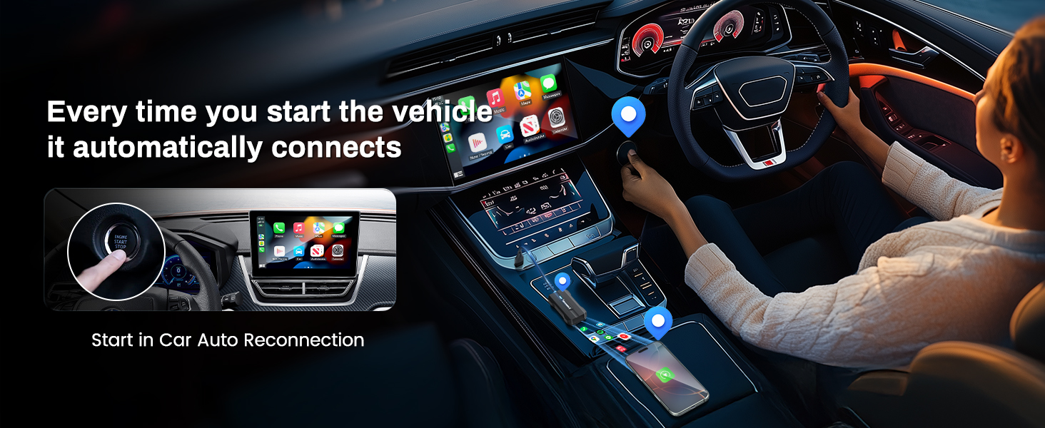 apple carplay sans fil