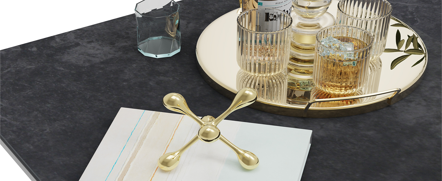 Couchtisch Schwarz Marmor Wohnzimmertisch