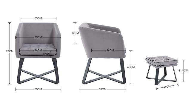 Fauteuil de Salon Scandinave