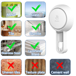 ilikable Etagère de Douche Ventouse Serviteur de Douche sans Perçage