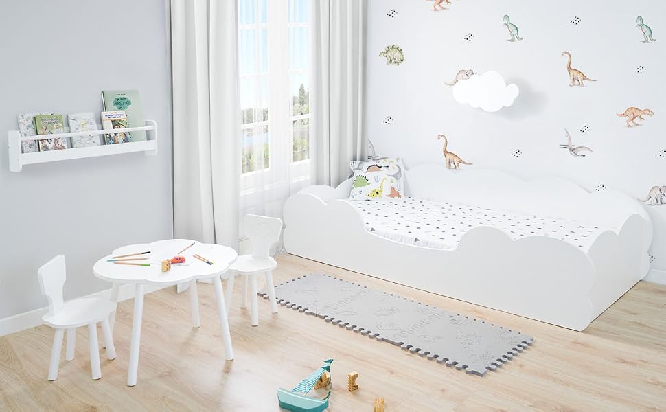 Montessori Cloud + Wandleuchte