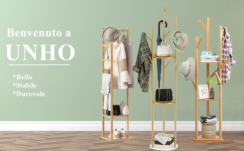 UNHO Appendiabiti da terra in Marmo