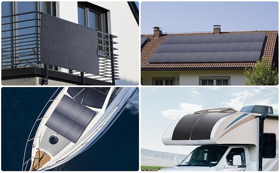 100W Flexible Solar Panel 