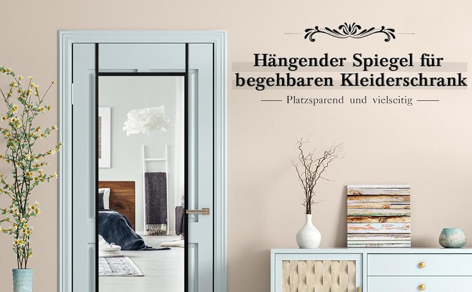 tür spiegel, wandspiegel, wand/türspiegel, ganzkörper spiegel, hängendender spiegel