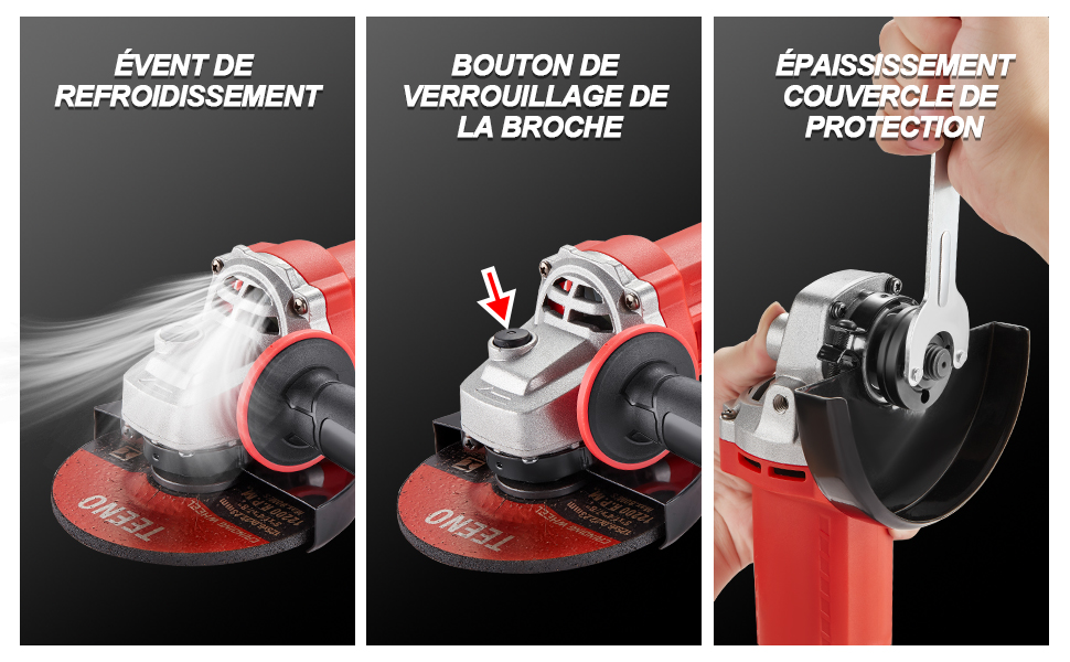 TEENO Meuleuse D'angle 1000W 000