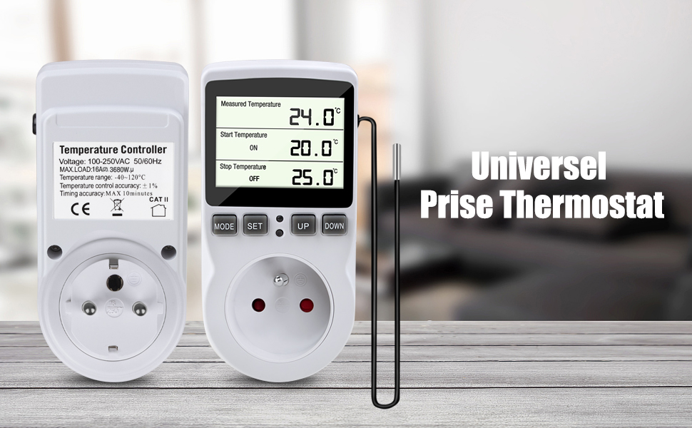 prise thermostat programmable 