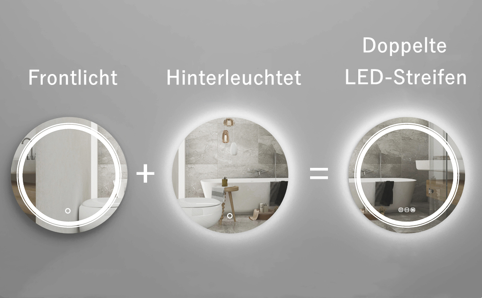 badezimmerspiegel rund mit beleuchtung