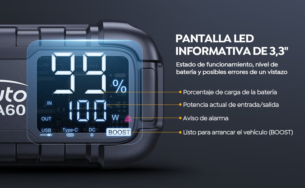 YaberAuto arrancador bateria moto