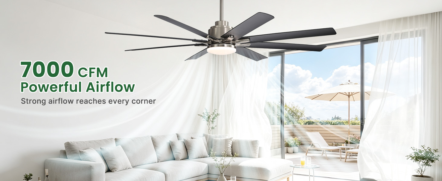 high cfm ceiling fan