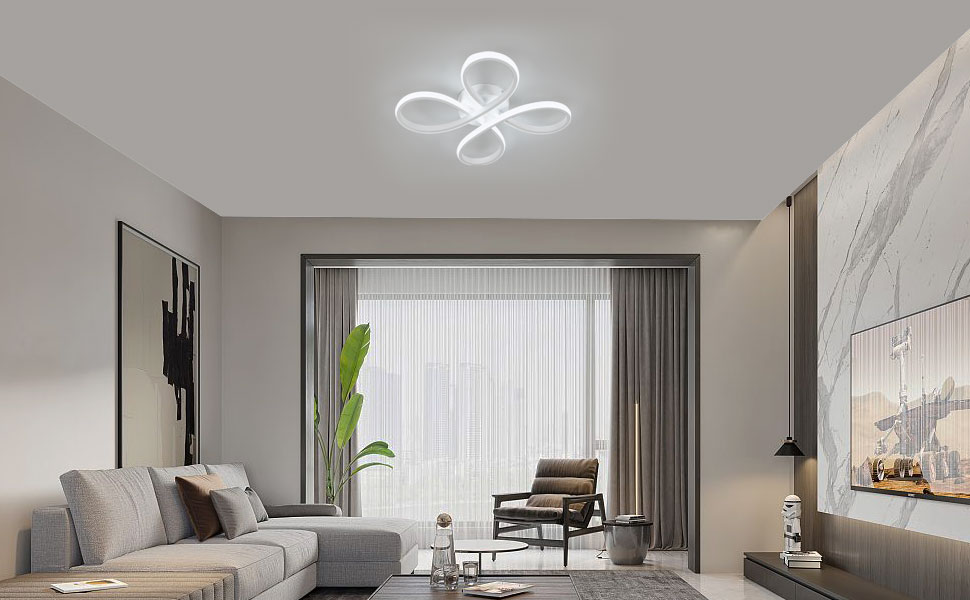 30W Lampe de Plafond Floral Design