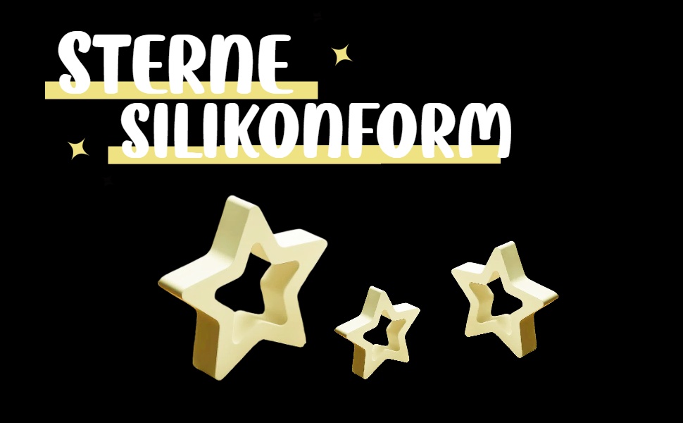 Sterne Silikonform 1