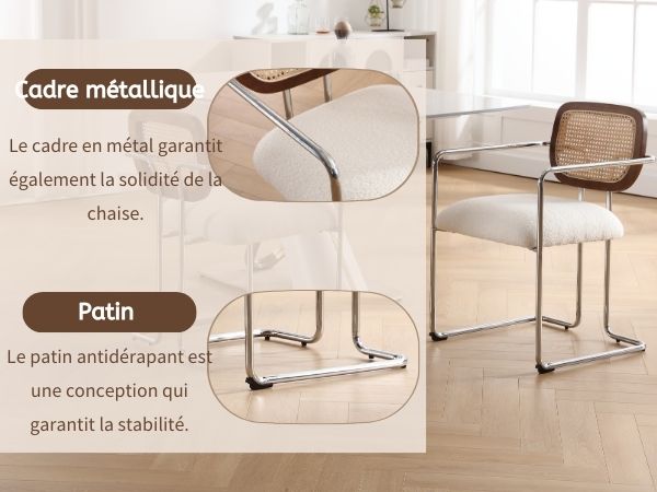 chaise salle a manger avec accoudoirs