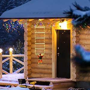 Luces navideñas para exteriores