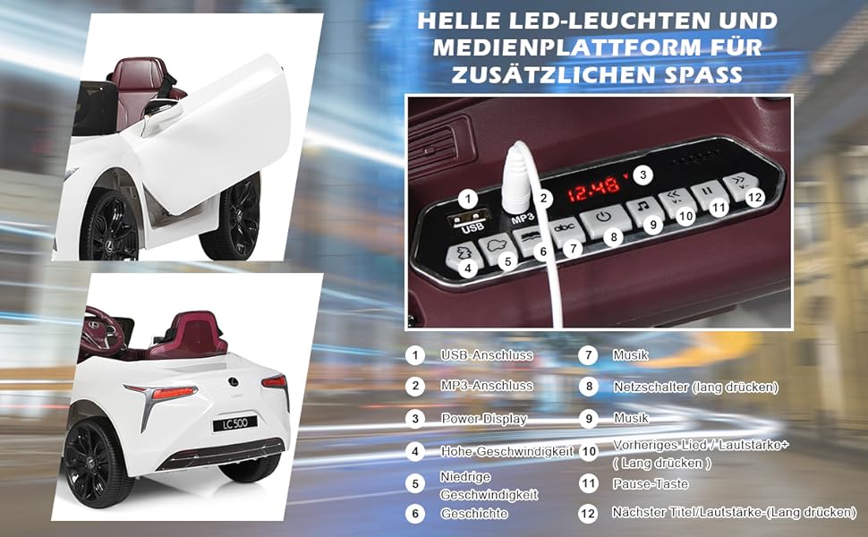 COSTWAY Kinder Elektroauto
