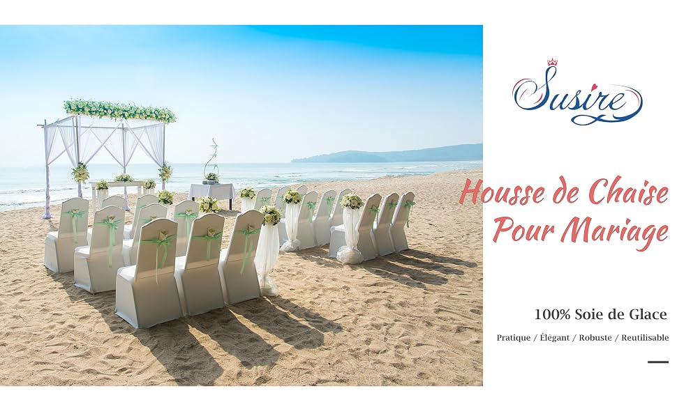 housse de chaise mariage