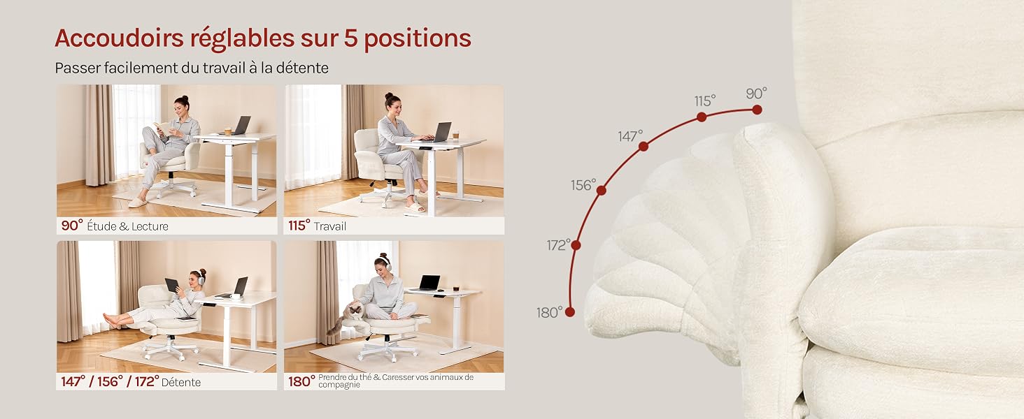 Le texte se lit comme suit : « Assemblage des figurines en 6 positions ». Instructions de dessin au trait montrant le processus d'assemblage étape par étape dans des tons beiges avec des positions numérotées.