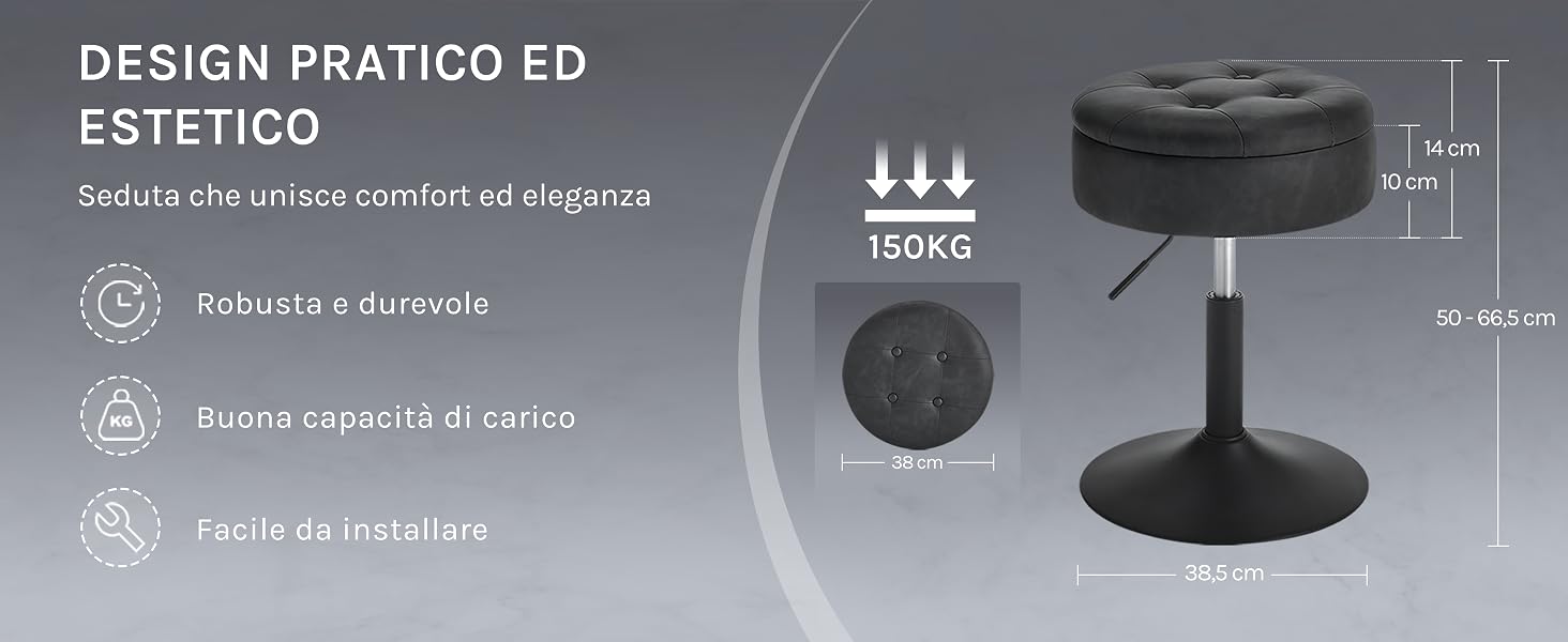 Sgabello da Trucco