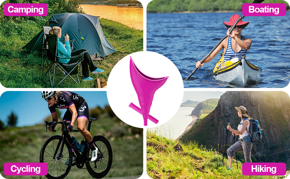 Urinario portátil para mujer, urinario para hombre, accesorios de viaje, regalo de pie para embarazadas