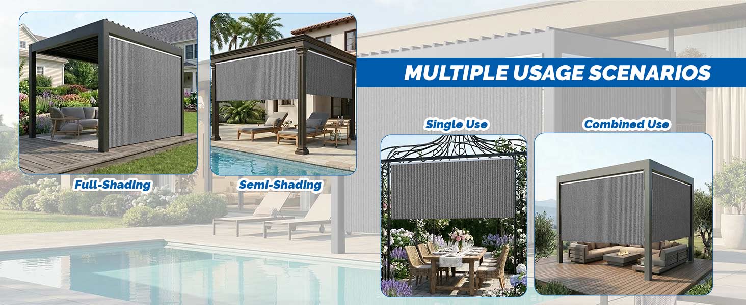 outdoor roller shade