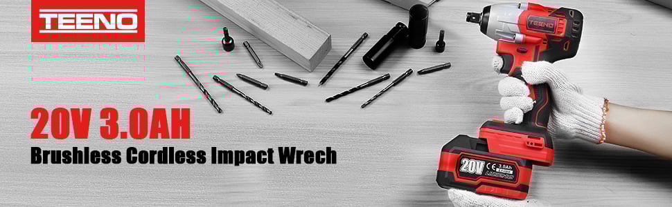 Clé à Chocs Sans Fil Sans Brushless