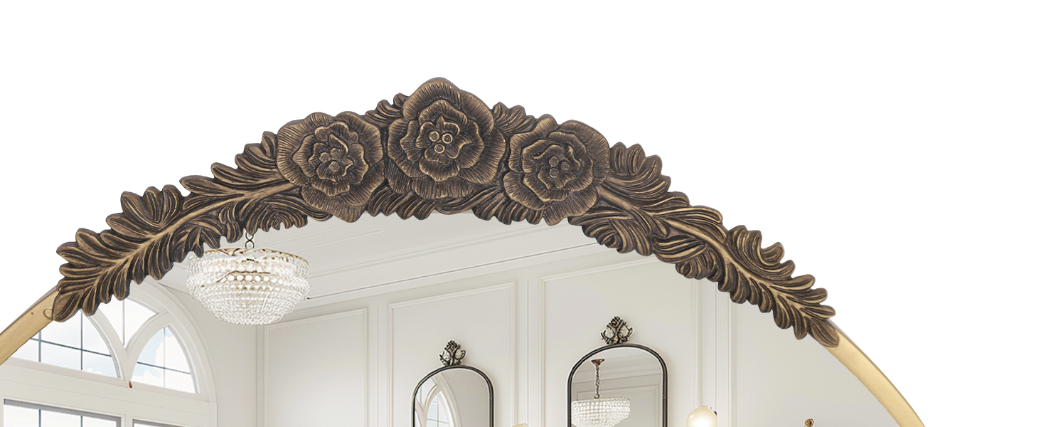Artloge Specchio Decorativo Vintage da Parete Ingresso Grande 102x52cm 