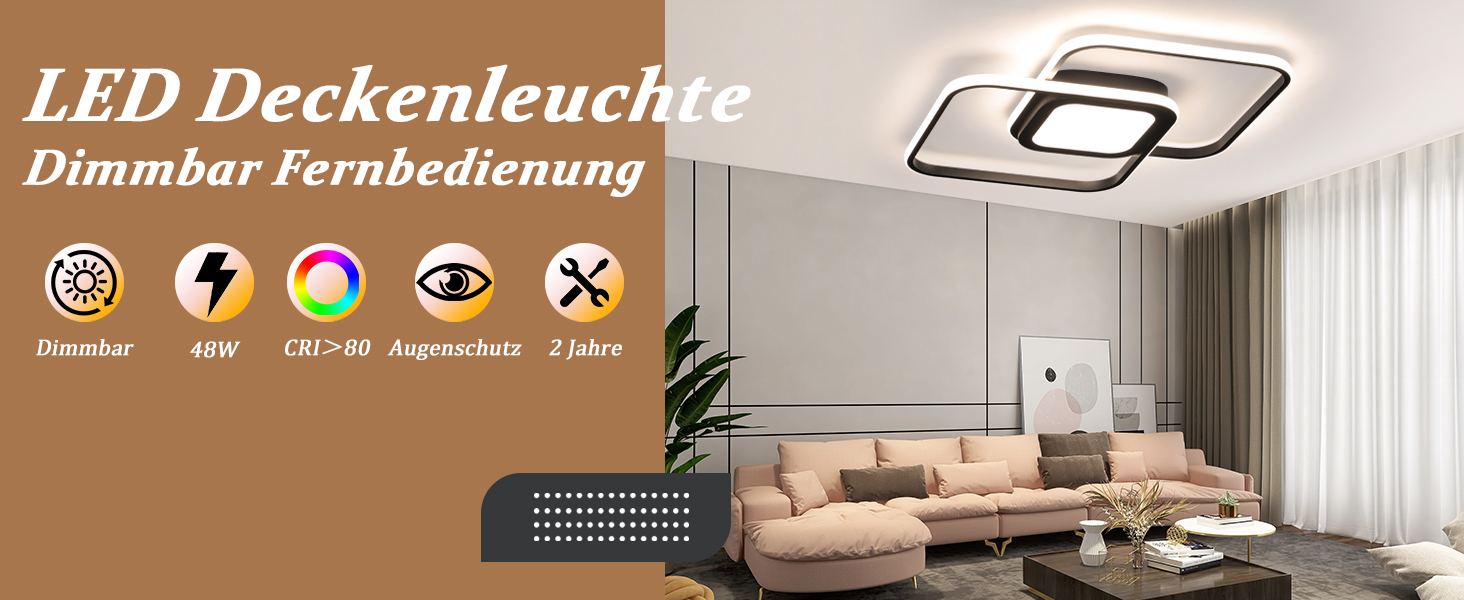 LED Deckenleuchte Dimmbar