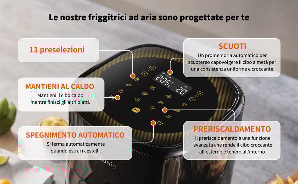 friggitrice ad aria calda