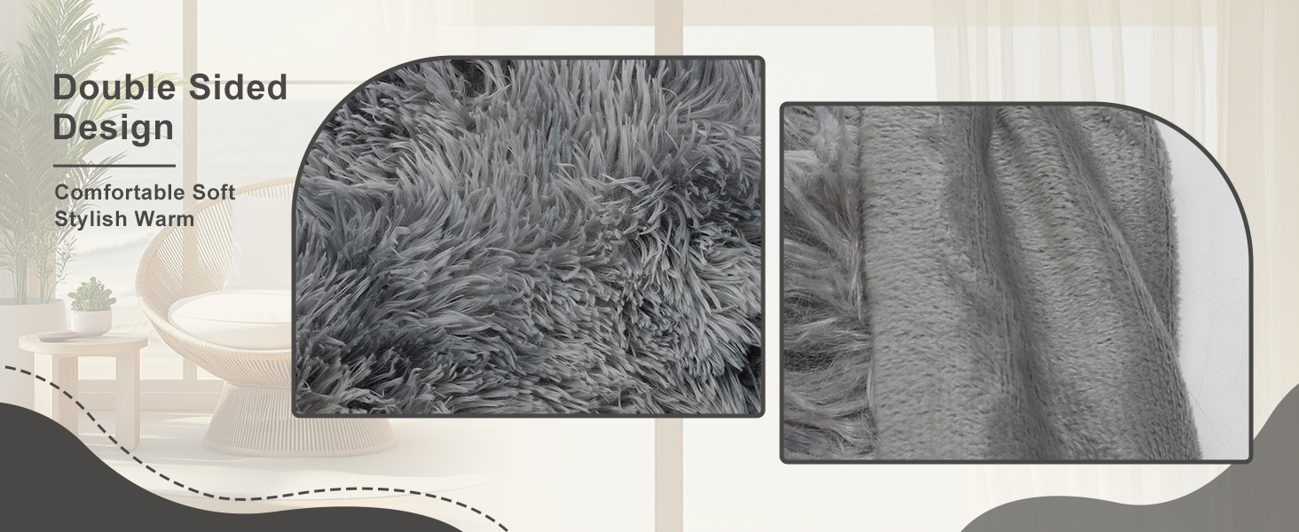Coperta in pelliccia sintetica