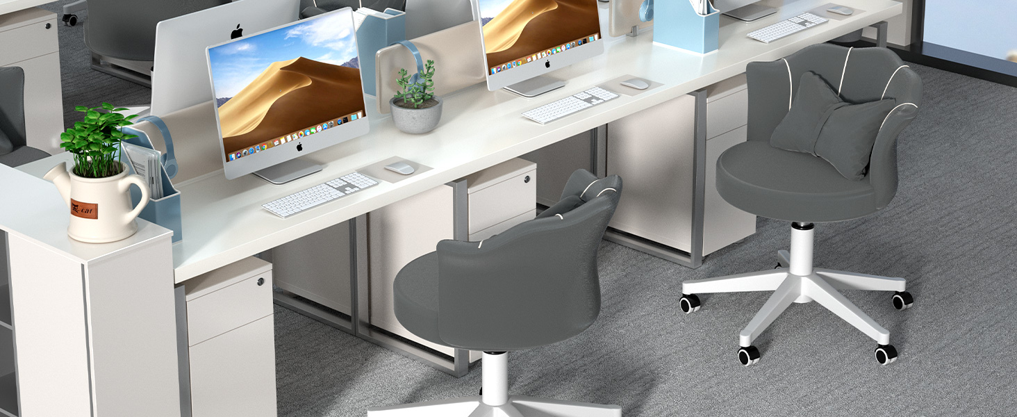 Chaise Bureau, Chaise Coiffeuse, Fauteuil Coquillage, Chaise de Bureau Ergonomique, Chaise Pivotante