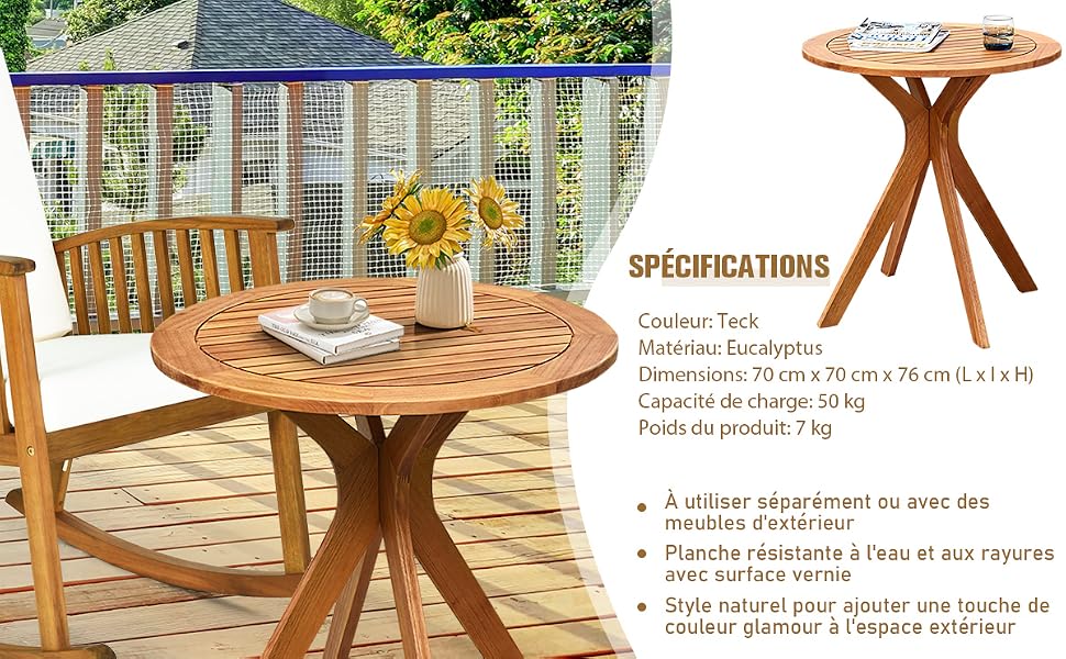 Table d’Appoint Extérieure