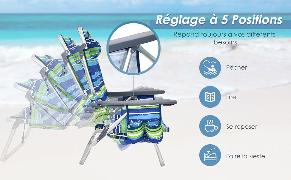 Chaises de Plage