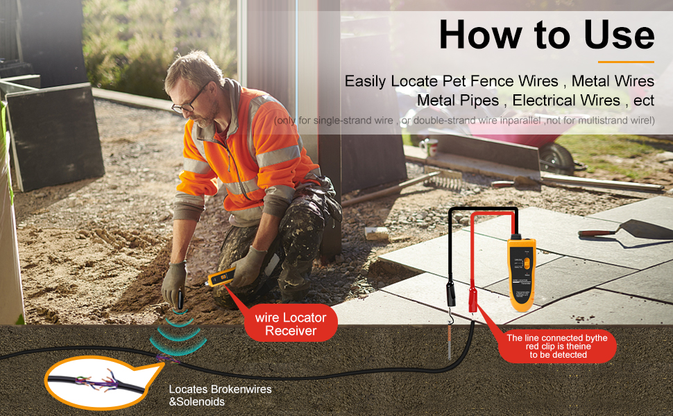 How to use F02 cable tracker