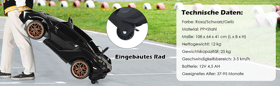 12V kinderauto elektro 2,4G-Fernbedienung elektroauto für kinder auto elektrisches kinderfahrzeug 
