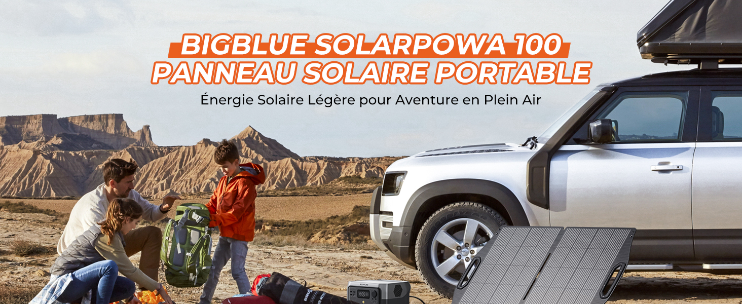 Image promotionnelle pour un service de lavage sous pression de voiture montrant un véhicule argenté et superposition de texte sur le lavage à l'énergie solaire.