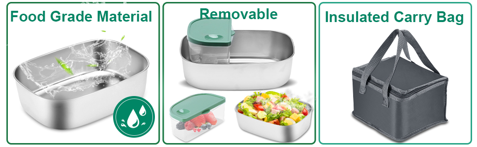 Lunch Box Heated Bowl