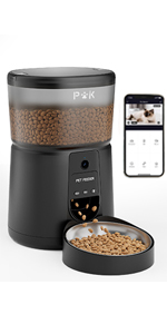 Distributeur Croquettes Chat Automatiqu
