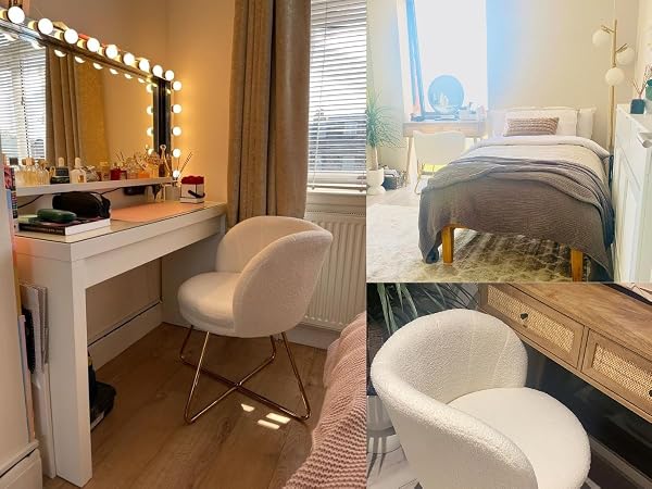 fauteuil chambre coiffeuse fauteuil bouclette