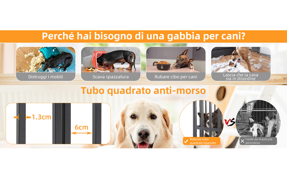 Gabbia per Cani da internotrasportino per cani taglia grande gabbie per cani kennel cane grande xxl