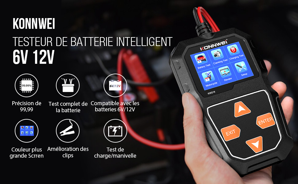 Testeur de batterie KW218