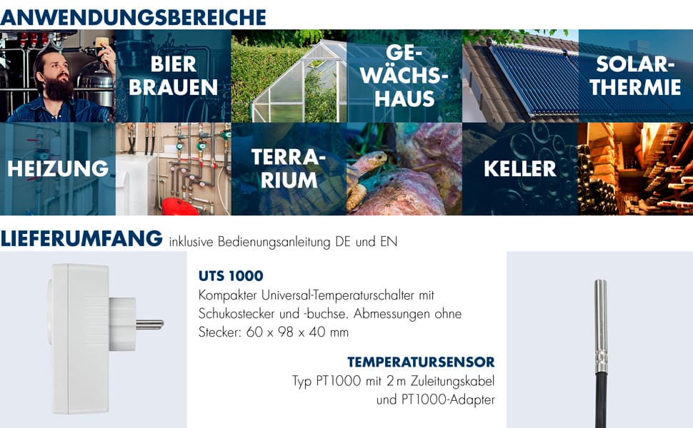 Anwendungen und Lieferumfang