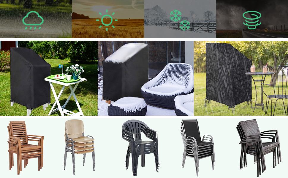 funda para silla de jardín