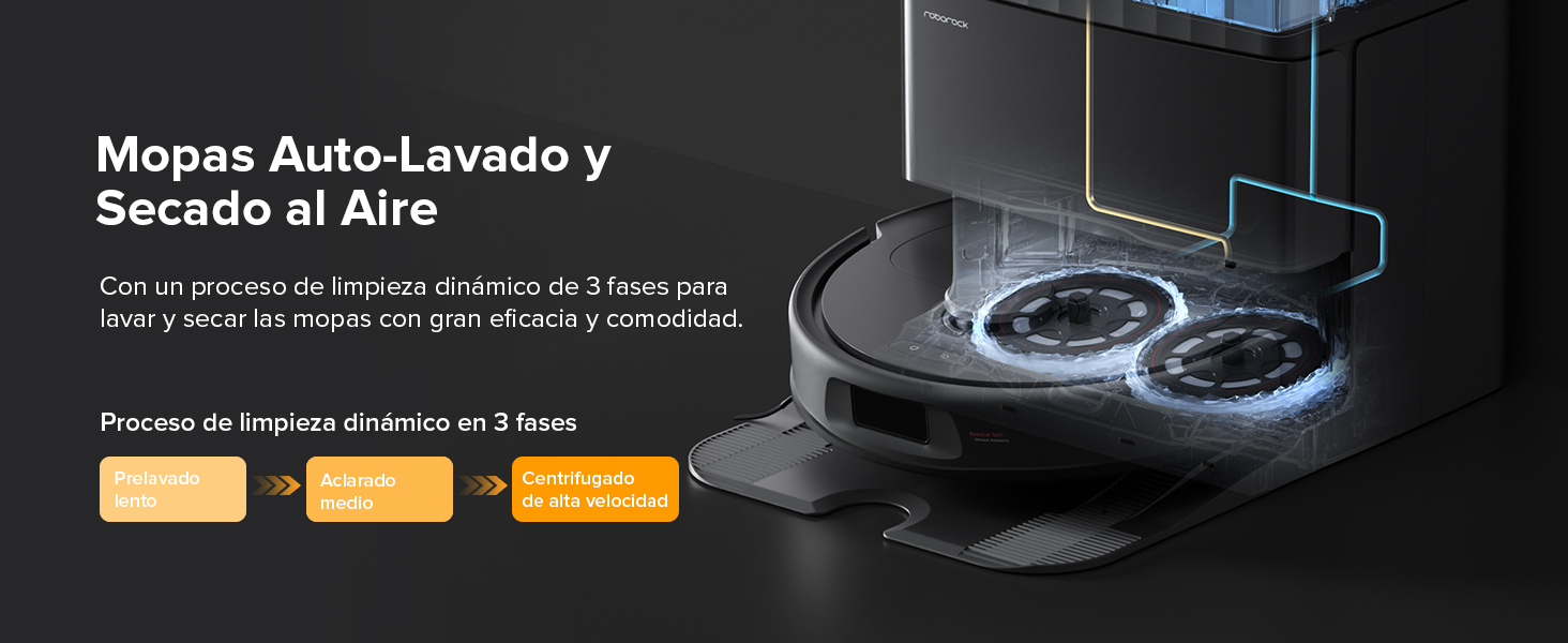 roborock Robot Aspirador QV 35A, 8000Pa de succión