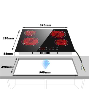 electric ceramic hob