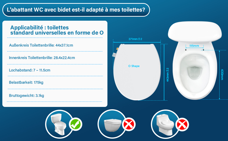 Abattant wc japonais