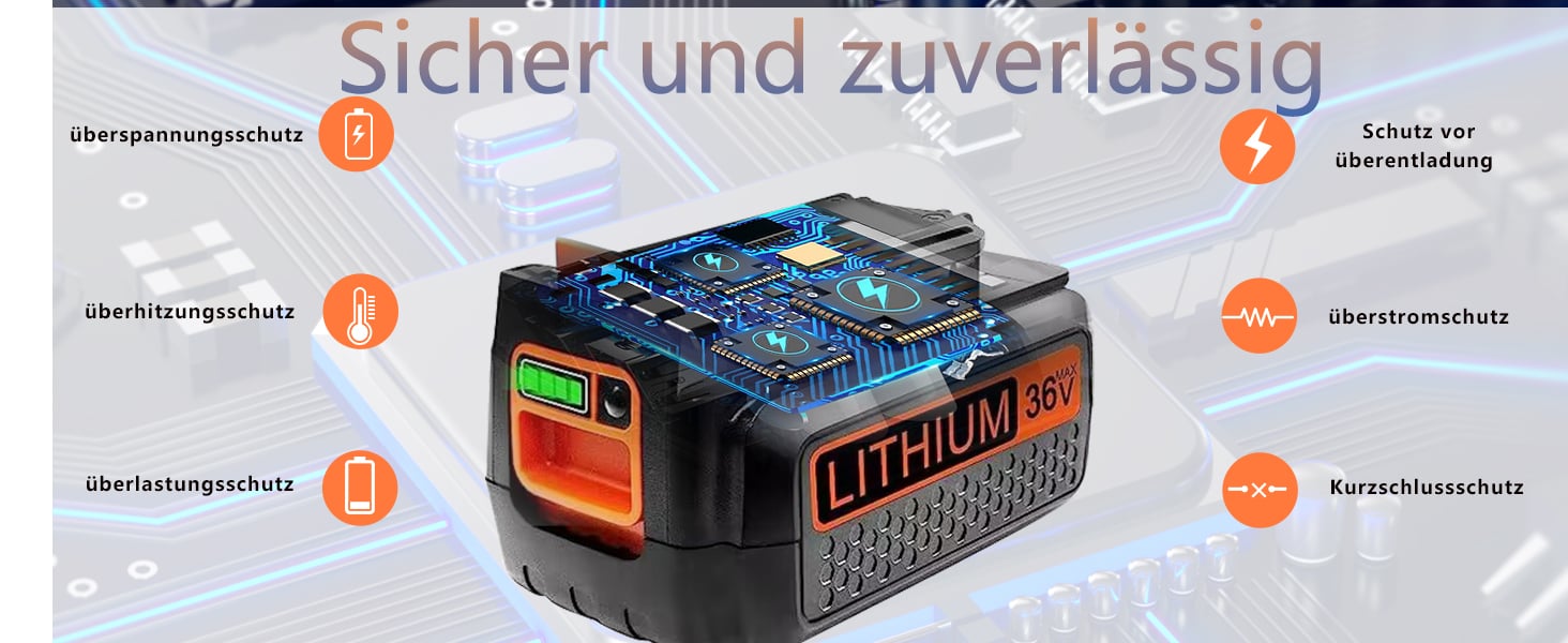 black+decker li-ion ersatzakku black+decker bl20362 akku black decker 36v akku bl20362 akku LBXR36