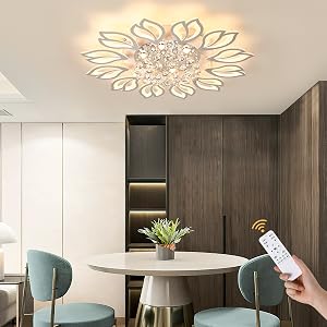 dimmable flush mount ceiling light